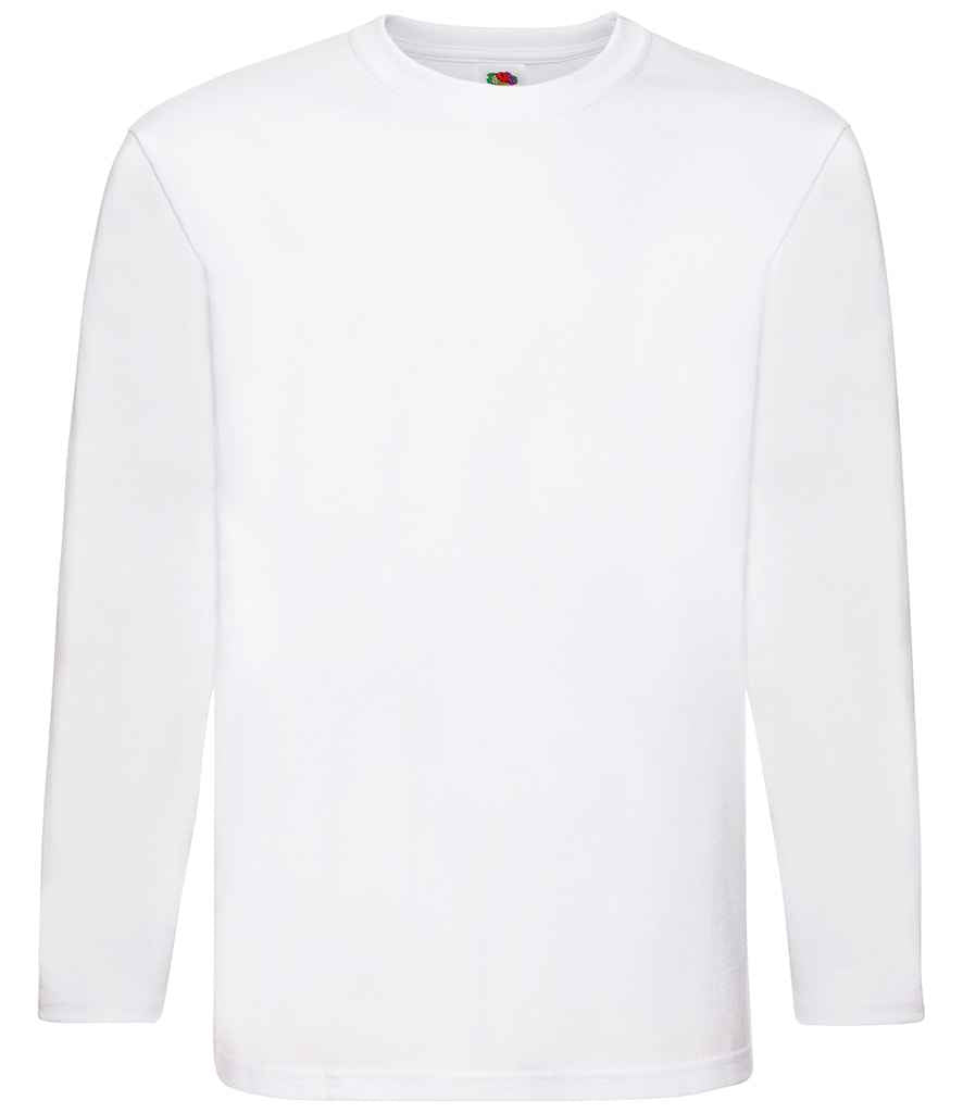 Fruit of the Loom Long Sleeve Super Premium T-Shirt in by Fruit of the Loom — Custom branded clothing by Print Press, featuring premium embroidery produced in our specialist print lab in the UK.