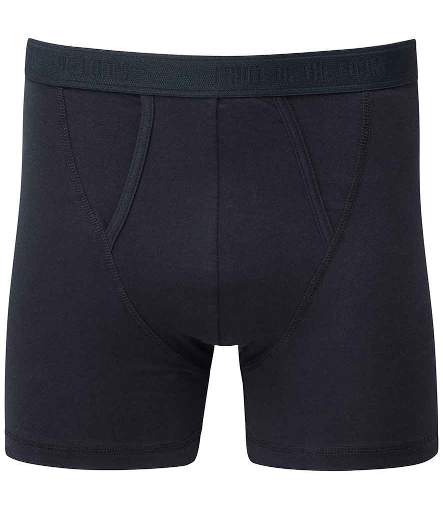 Fruit of the Loom Classic Boxers in Navy by Fruit of the Loom — Custom branded clothing by Print Press, featuring premium embroidery produced in our specialist print lab in the UK.