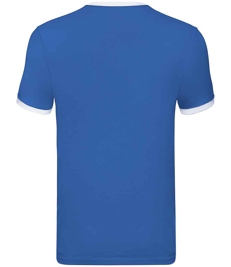 Fruit of the Loom Contrast Ringer T-Shirt in by Fruit of the Loom — Custom branded clothing by Print Press, featuring premium embroidery produced in our specialist print lab in the UK.