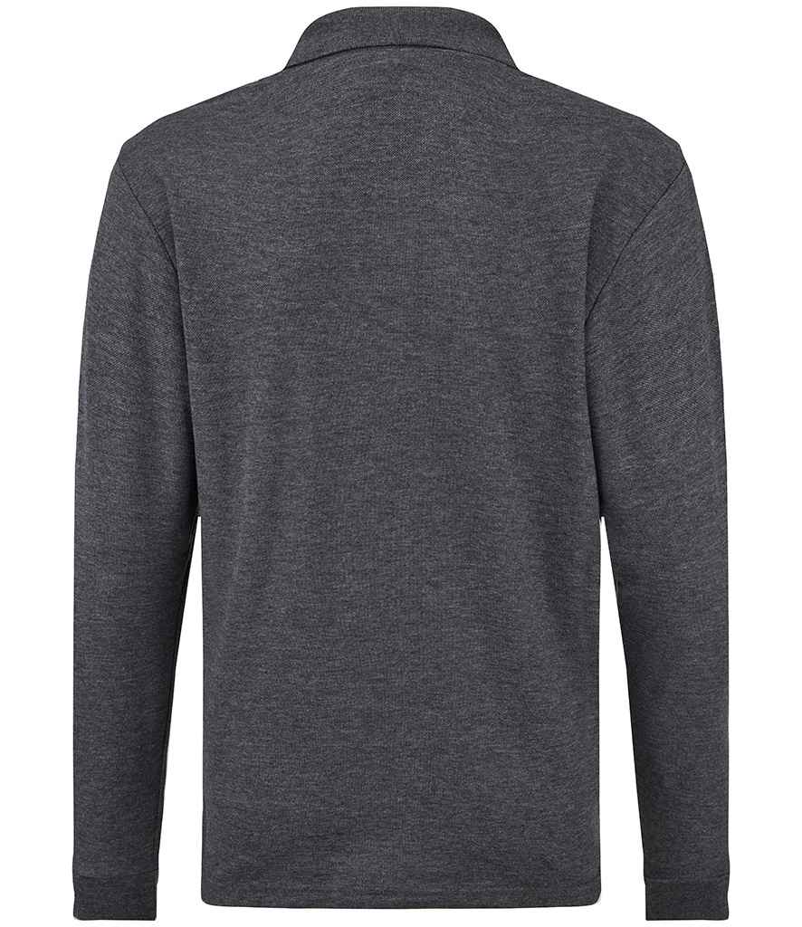 Fruit of the Loom Kids Long Sleeve Poly/Cotton Pique Polo Shirt in by Fruit of the Loom — Custom branded clothing by Print Press, featuring premium embroidery produced in our specialist print lab in the UK.