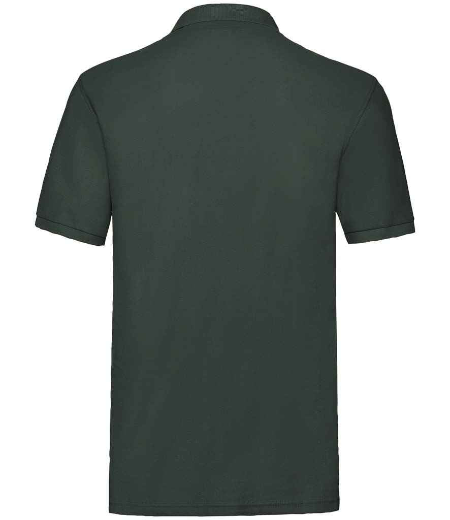 Fruit of the Loom Premium Cotton Pique Polo Shirt in by Fruit of the Loom — Custom branded clothing by Print Press, featuring premium embroidery produced in our specialist print lab in the UK.