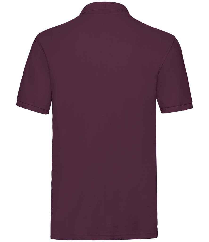 Fruit of the Loom Premium Cotton Pique Polo Shirt in by Fruit of the Loom — Custom branded clothing by Print Press, featuring premium embroidery produced in our specialist print lab in the UK.