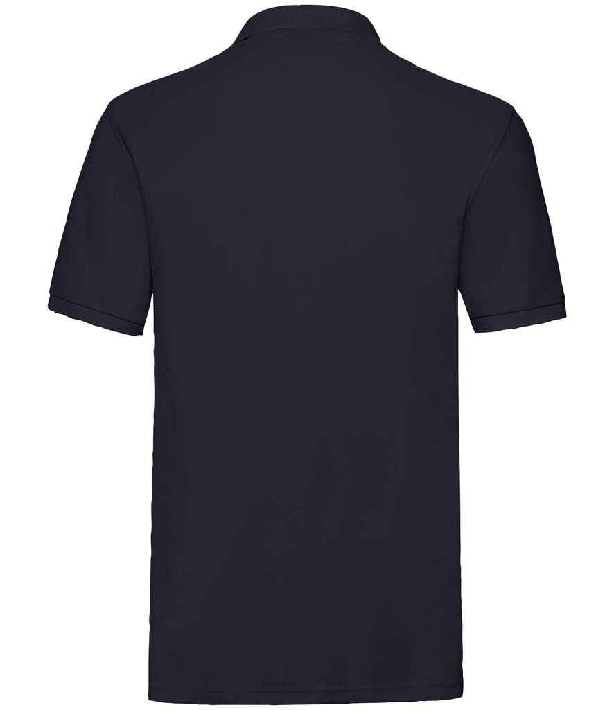 Fruit of the Loom Premium Cotton Pique Polo Shirt in by Fruit of the Loom — Custom branded clothing by Print Press, featuring premium embroidery produced in our specialist print lab in the UK.