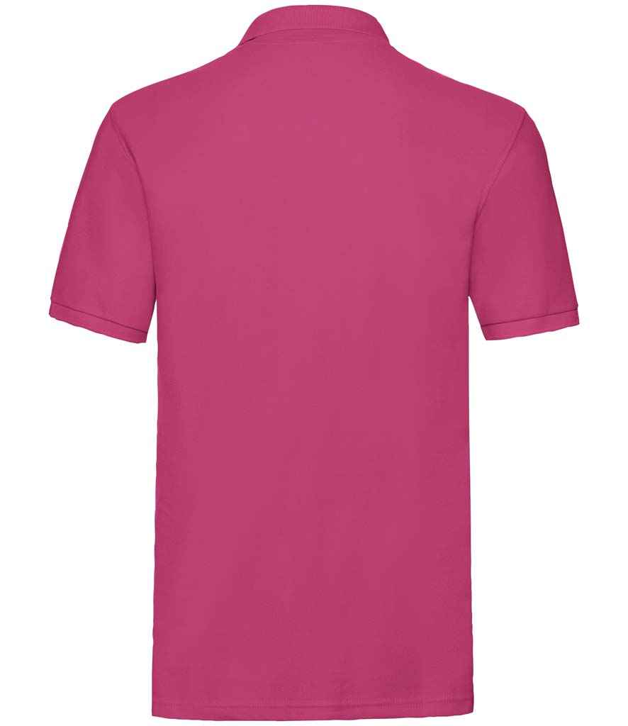 Fruit of the Loom Premium Cotton Pique Polo Shirt in by Fruit of the Loom — Custom branded clothing by Print Press, featuring premium embroidery produced in our specialist print lab in the UK.