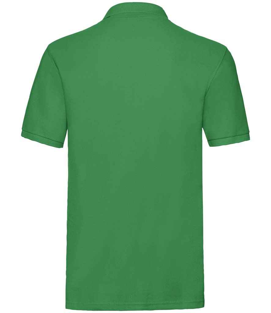 Fruit of the Loom Premium Cotton Pique Polo Shirt in by Fruit of the Loom — Custom branded clothing by Print Press, featuring premium embroidery produced in our specialist print lab in the UK.