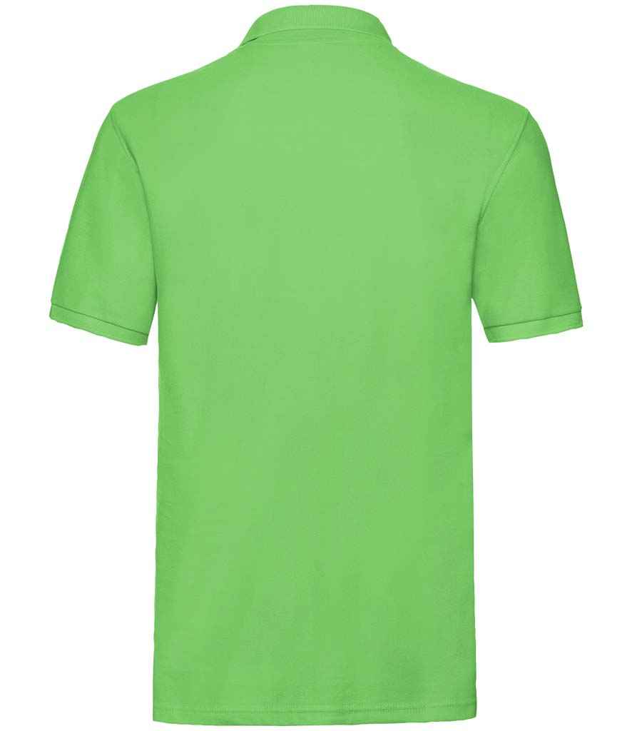 Fruit of the Loom Premium Cotton Pique Polo Shirt in by Fruit of the Loom — Custom branded clothing by Print Press, featuring premium embroidery produced in our specialist print lab in the UK.
