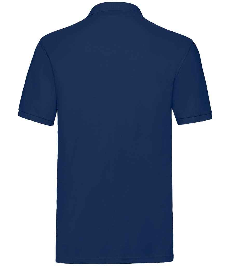 Fruit of the Loom Premium Cotton Pique Polo Shirt in by Fruit of the Loom — Custom branded clothing by Print Press, featuring premium embroidery produced in our specialist print lab in the UK.