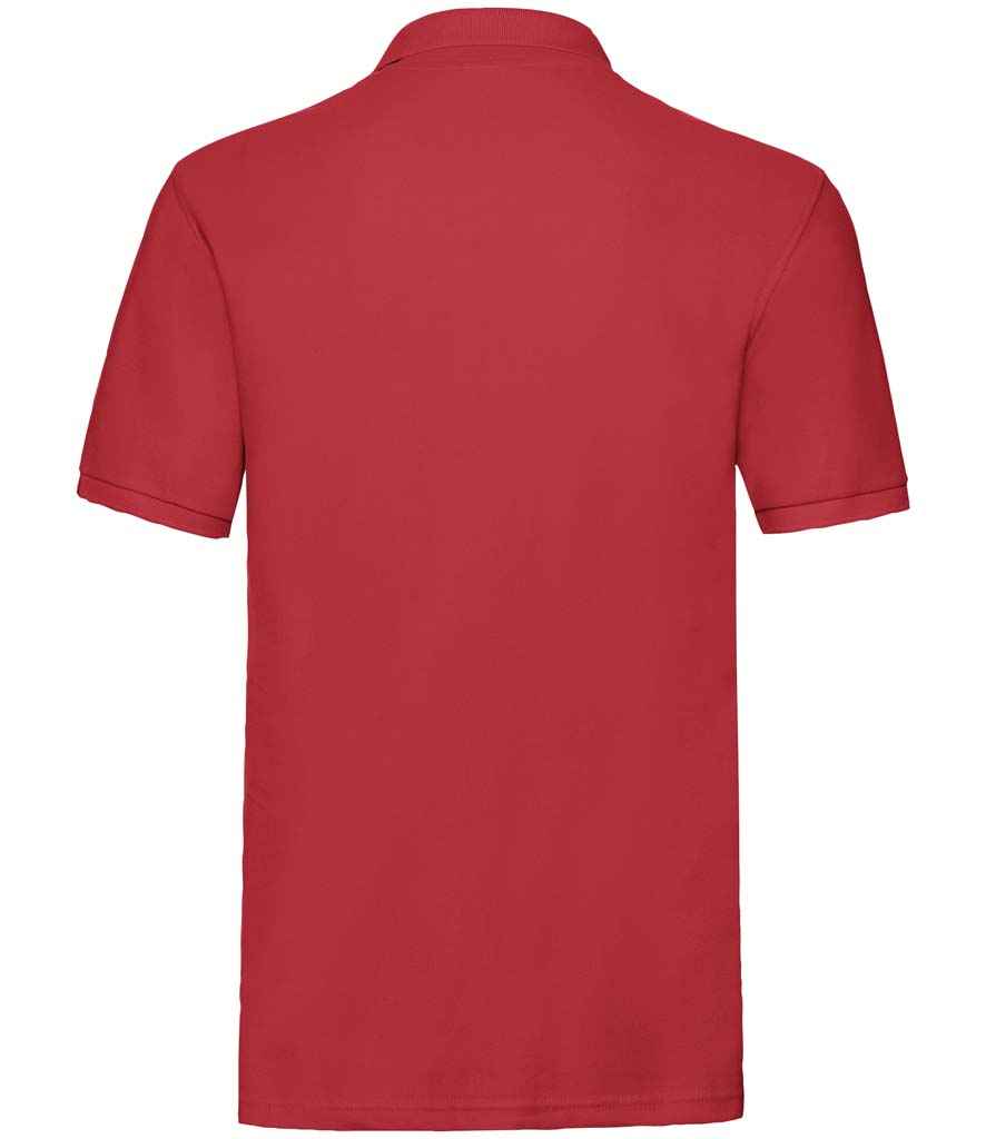Fruit of the Loom Premium Cotton Pique Polo Shirt in by Fruit of the Loom — Custom branded clothing by Print Press, featuring premium embroidery produced in our specialist print lab in the UK.