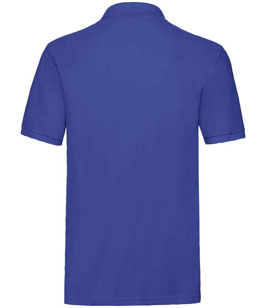 Fruit of the Loom Premium Cotton Pique Polo Shirt in by Fruit of the Loom — Custom branded clothing by Print Press, featuring premium embroidery produced in our specialist print lab in the UK.