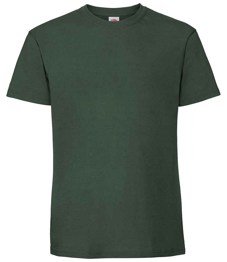 Fruit of the Loom Ringspun Premium T-Shirt in by Fruit of the Loom — Custom branded clothing by Print Press, featuring premium embroidery produced in our specialist print lab in the UK.