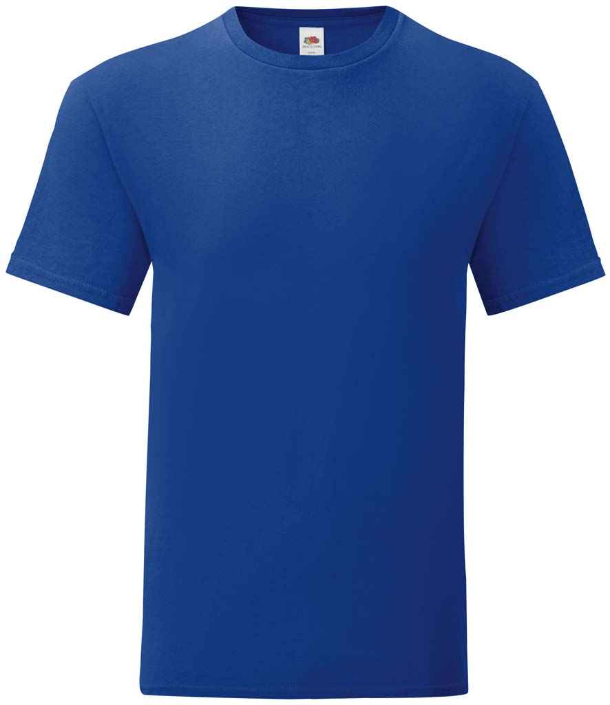Fruit of the Loom Iconic 150 T-Shirt - (2nd Colours) in Cobalt by Fruit of the Loom — Custom branded clothing by Print Press, featuring premium embroidery produced in our specialist print lab in the UK.