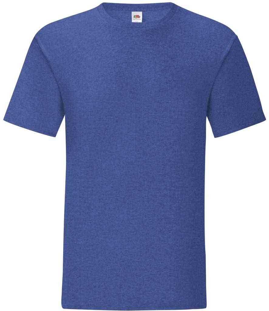 Fruit of the Loom Iconic 150 T-Shirt in Heather Royal by Fruit of the Loom — Custom branded clothing by Print Press, featuring premium embroidery produced in our specialist print lab in the UK.