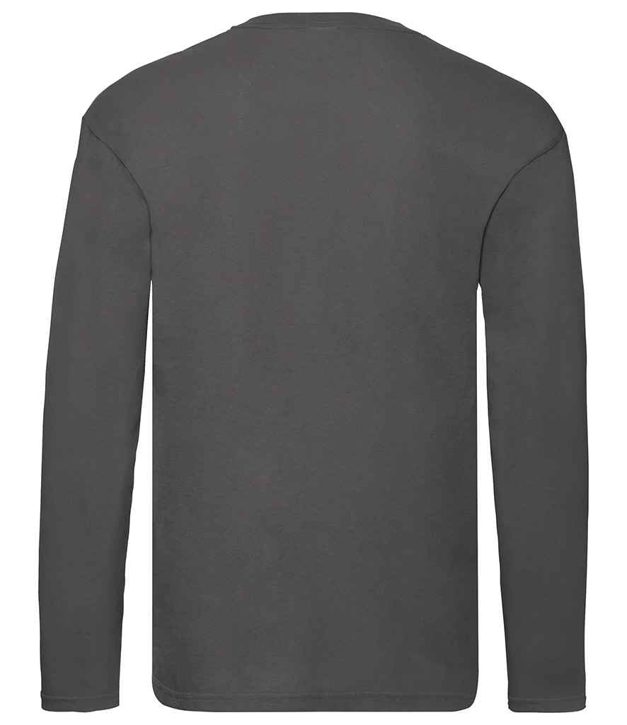 Fruit of the Loom Original Long Sleeve T-Shirt in by Fruit of the Loom — Custom branded clothing by Print Press, featuring premium embroidery produced in our specialist print lab in the UK.