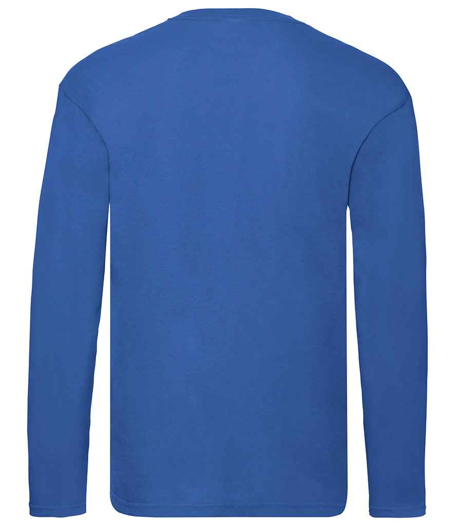 Fruit of the Loom Original Long Sleeve T-Shirt in by Fruit of the Loom — Custom branded clothing by Print Press, featuring premium embroidery produced in our specialist print lab in the UK.