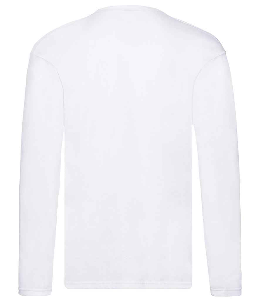 Fruit of the Loom Original Long Sleeve T-Shirt in by Fruit of the Loom — Custom branded clothing by Print Press, featuring premium embroidery produced in our specialist print lab in the UK.