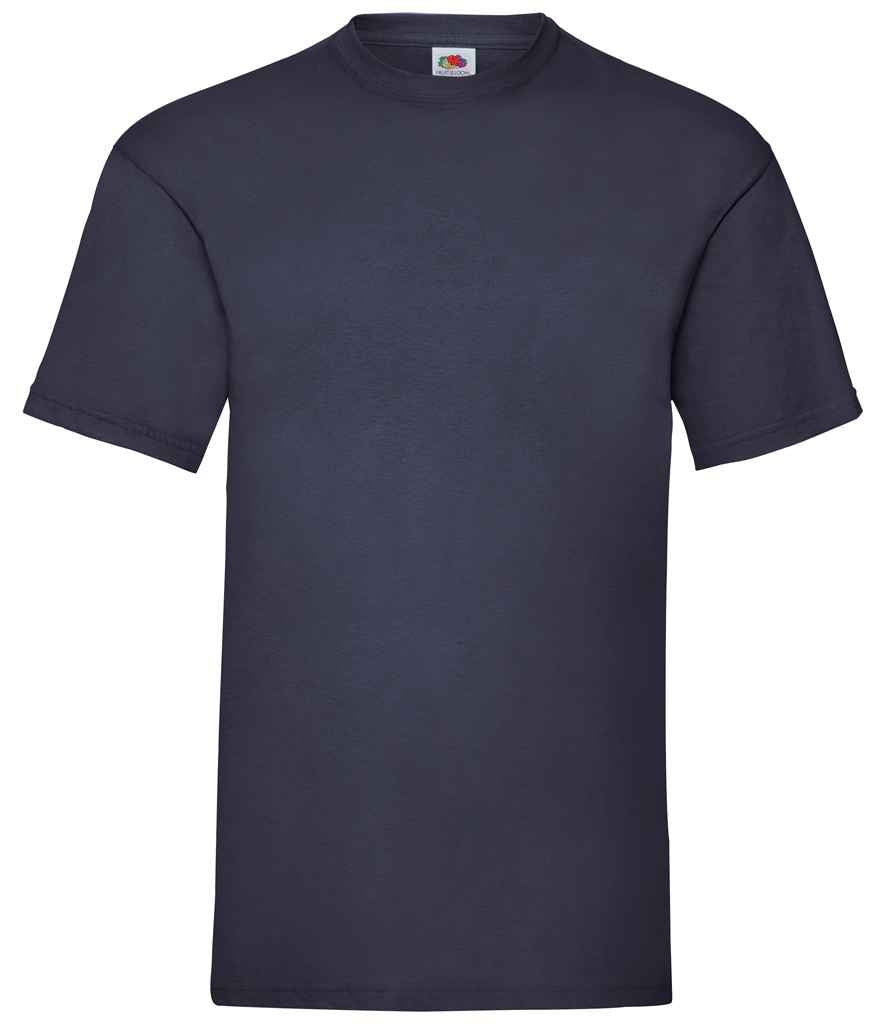 Fruit of the Loom Value T-Shirt - (2nd Colours) in Deep Navy by Fruit of the Loom — Custom branded clothing by Print Press, featuring premium embroidery produced in our specialist print lab in the UK.