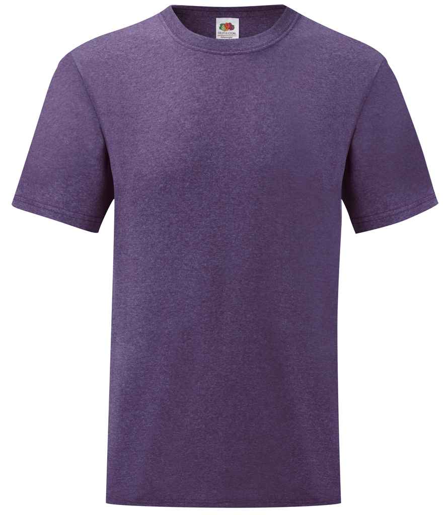 Fruit of the Loom Value T-Shirt - (2nd Colours) in Heather Purple by Fruit of the Loom — Custom branded clothing by Print Press, featuring premium embroidery produced in our specialist print lab in the UK.