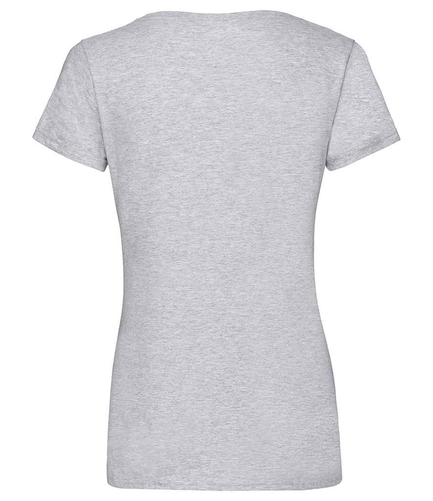 Fruit of the Loom Lady Fit Value V Neck T-Shirt in by Fruit of the Loom — Custom branded clothing by Print Press, featuring premium embroidery produced in our specialist print lab in the UK.