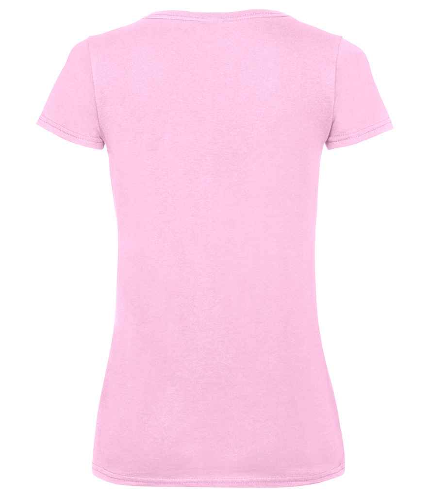 Fruit of the Loom Lady Fit Value V Neck T-Shirt in by Fruit of the Loom — Custom branded clothing by Print Press, featuring premium embroidery produced in our specialist print lab in the UK.