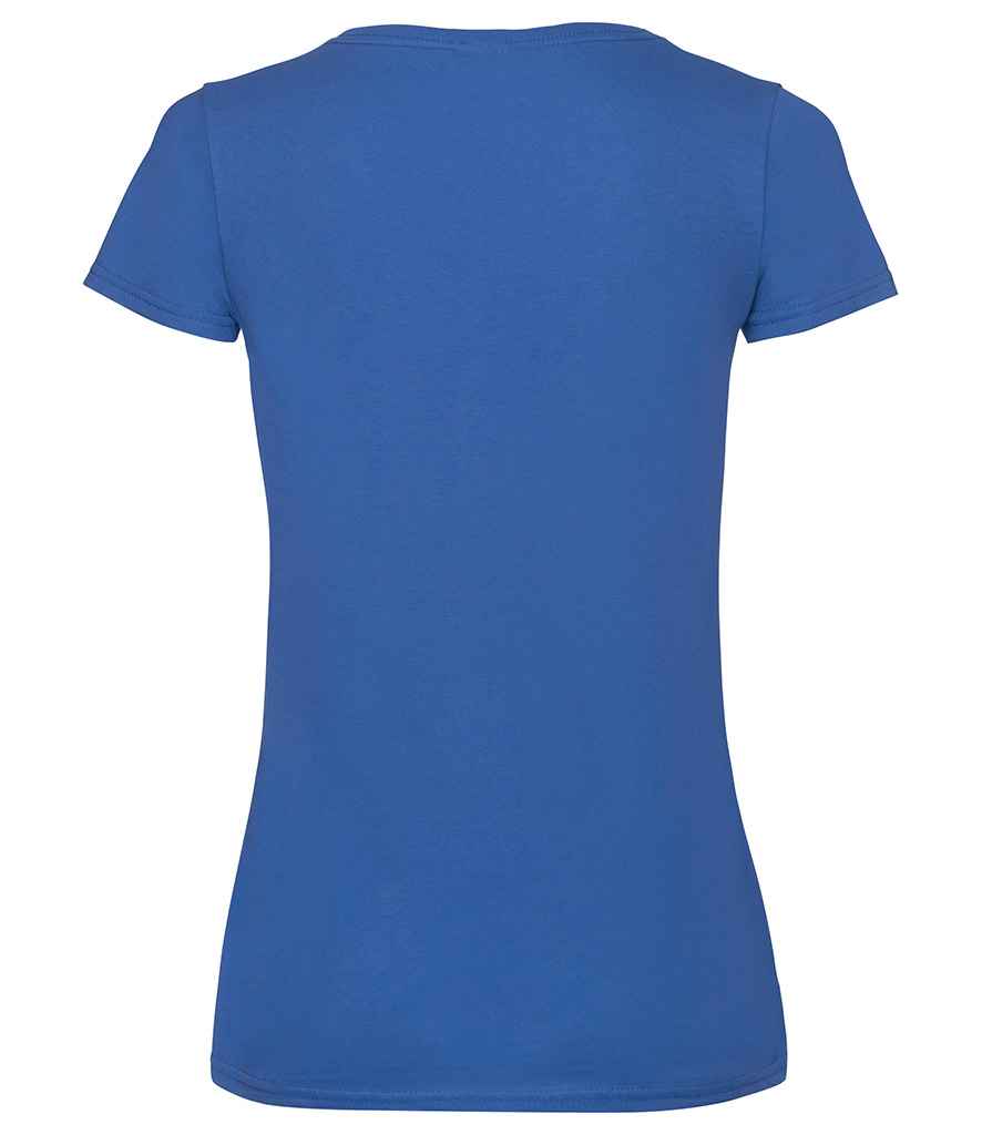 Fruit of the Loom Lady Fit Value V Neck T-Shirt in by Fruit of the Loom — Custom branded clothing by Print Press, featuring premium embroidery produced in our specialist print lab in the UK.