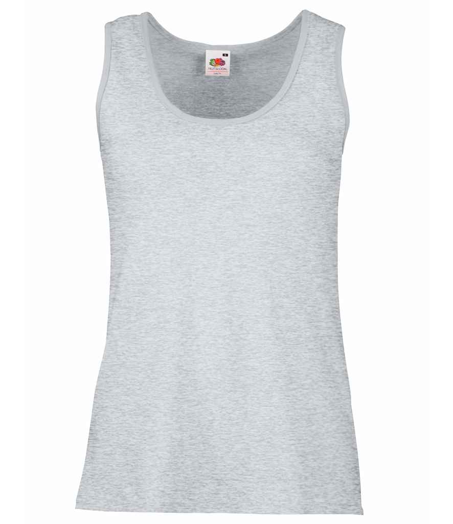 Fruit of the Loom Lady Fit Value Vest in by Fruit of the Loom — Custom branded clothing by Print Press, featuring premium embroidery produced in our specialist print lab in the UK.