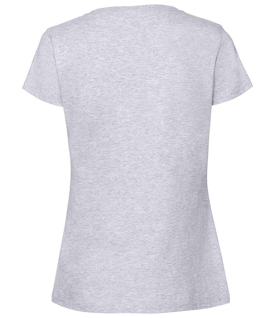 Fruit of the Loom Ladies Ringspun Premium T-Shirt in by Fruit of the Loom — Custom branded clothing by Print Press, featuring premium embroidery produced in our specialist print lab in the UK.