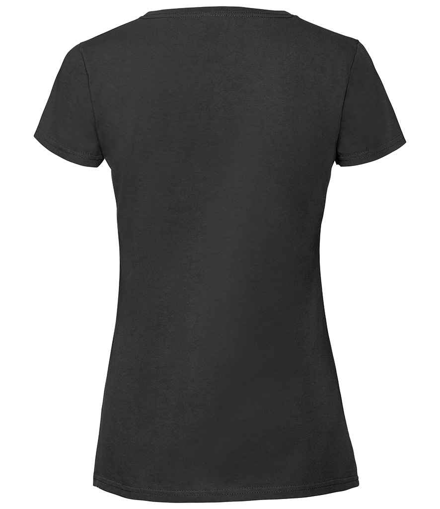 Fruit of the Loom Ladies Ringspun Premium T-Shirt in by Fruit of the Loom — Custom branded clothing by Print Press, featuring premium embroidery produced in our specialist print lab in the UK.