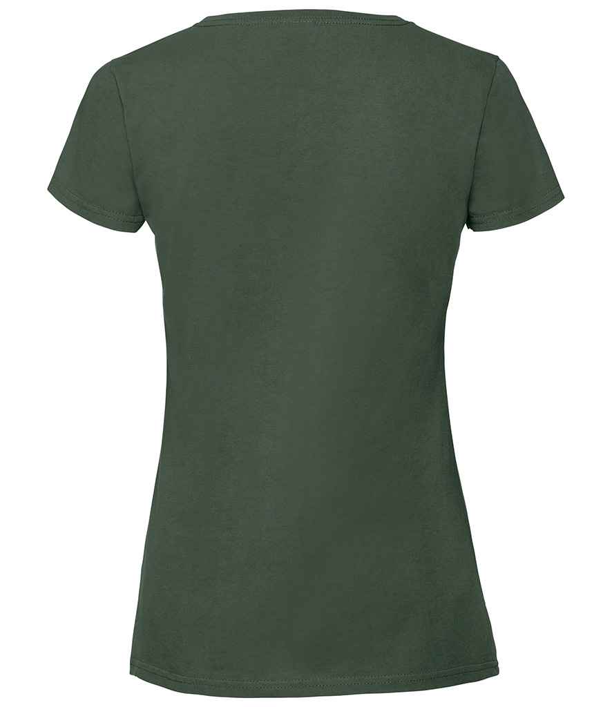 Fruit of the Loom Ladies Ringspun Premium T-Shirt in by Fruit of the Loom — Custom branded clothing by Print Press, featuring premium embroidery produced in our specialist print lab in the UK.