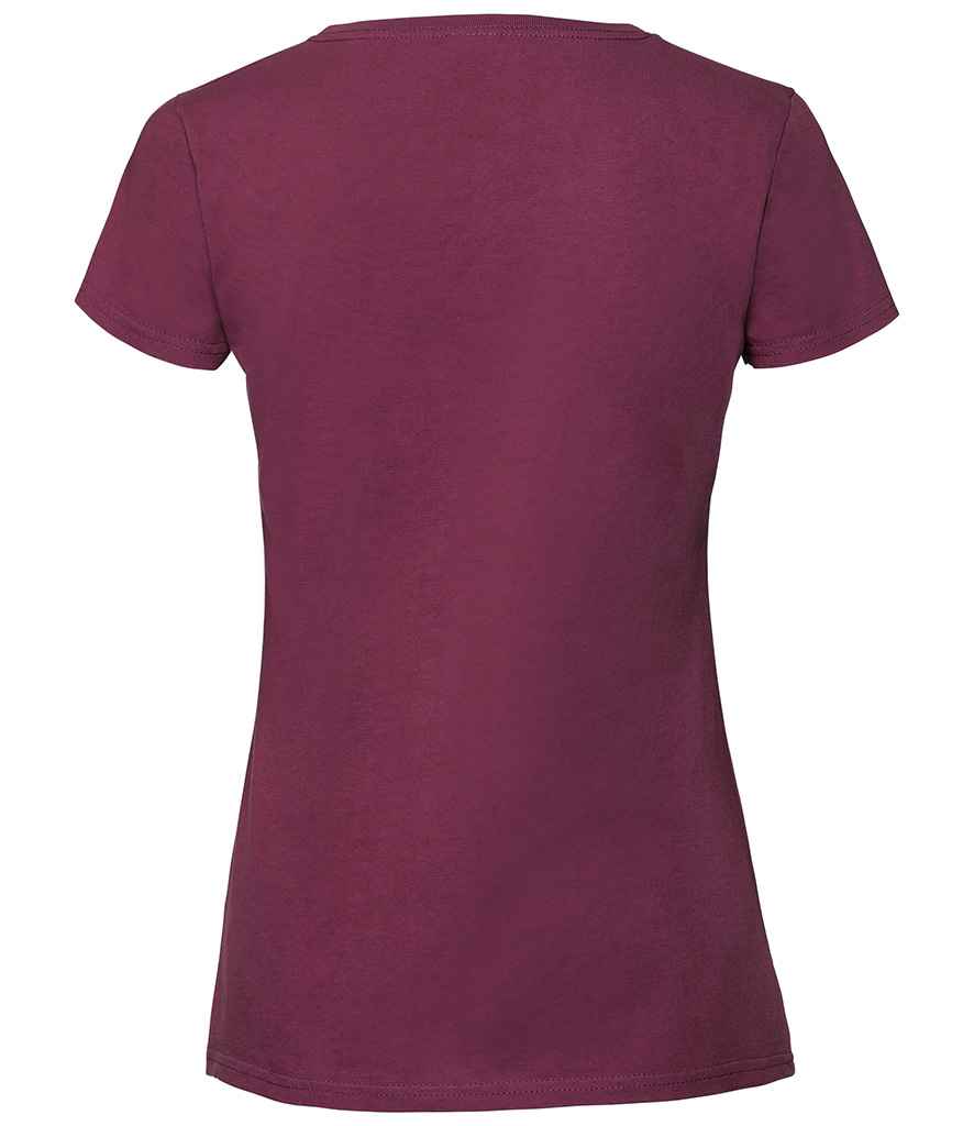 Fruit of the Loom Ladies Ringspun Premium T-Shirt in by Fruit of the Loom — Custom branded clothing by Print Press, featuring premium embroidery produced in our specialist print lab in the UK.