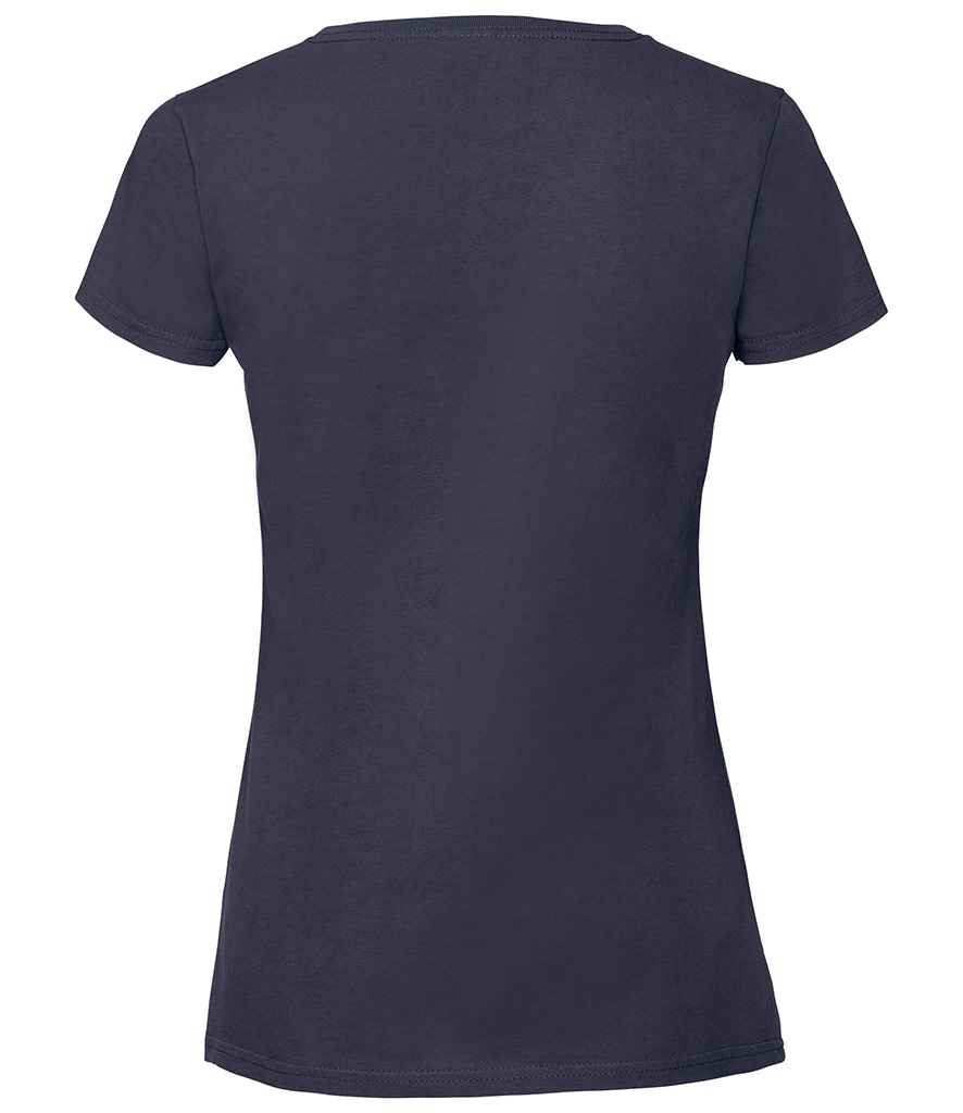Fruit of the Loom Ladies Ringspun Premium T-Shirt in by Fruit of the Loom — Custom branded clothing by Print Press, featuring premium embroidery produced in our specialist print lab in the UK.