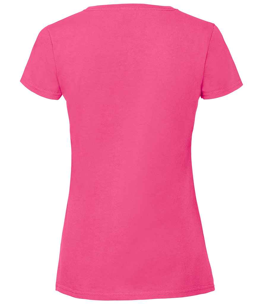 Fruit of the Loom Ladies Ringspun Premium T-Shirt in by Fruit of the Loom — Custom branded clothing by Print Press, featuring premium embroidery produced in our specialist print lab in the UK.