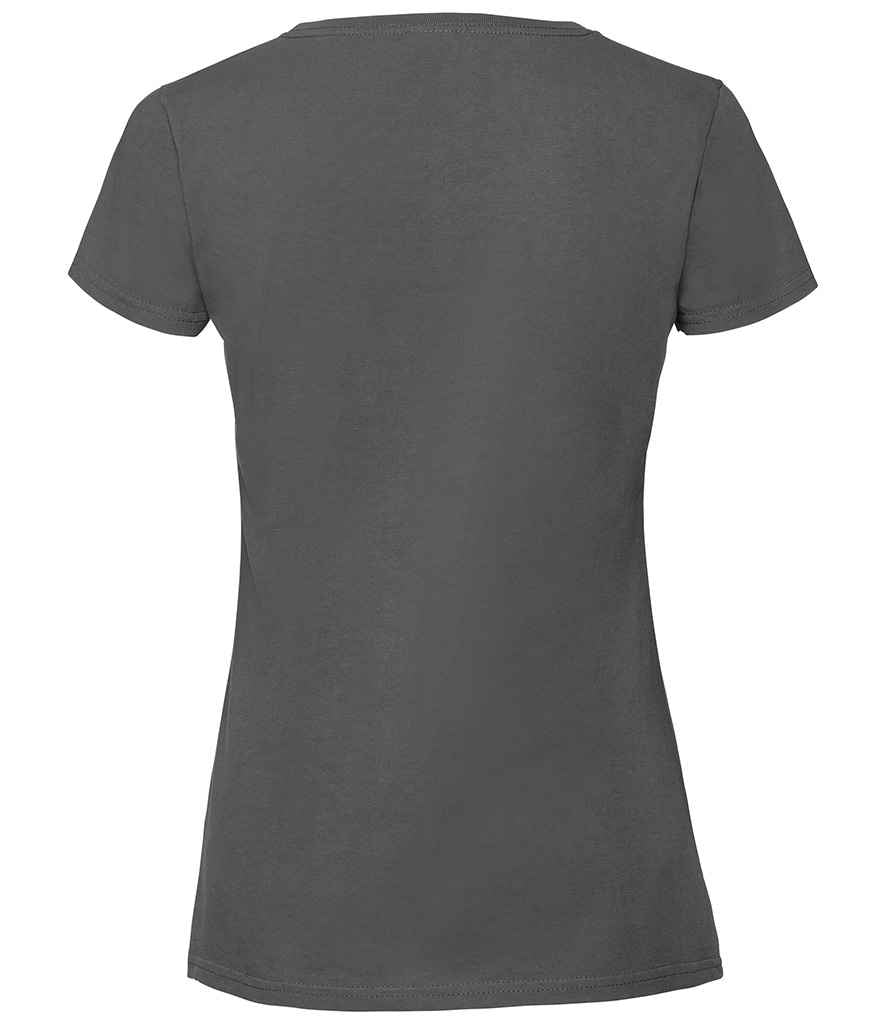 Fruit of the Loom Ladies Ringspun Premium T-Shirt in by Fruit of the Loom — Custom branded clothing by Print Press, featuring premium embroidery produced in our specialist print lab in the UK.
