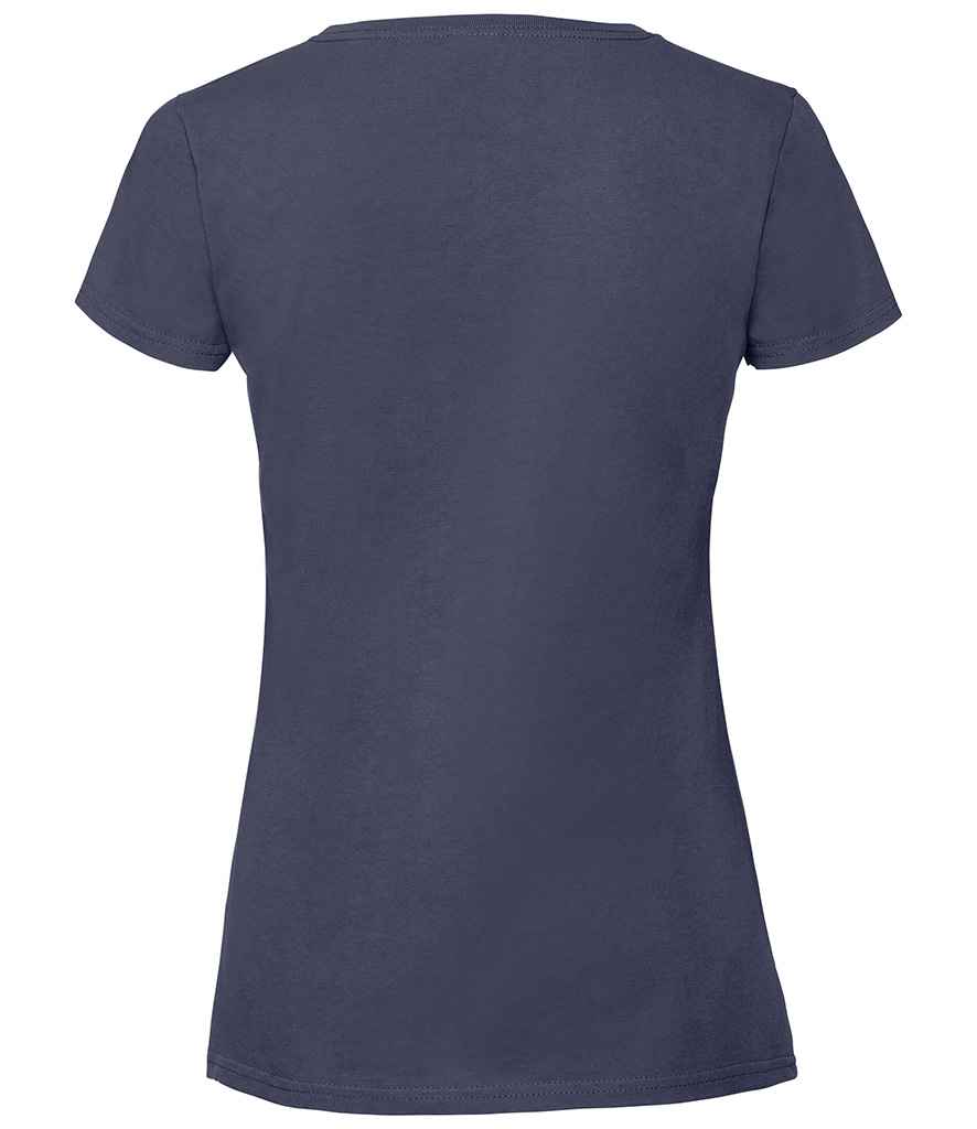 Fruit of the Loom Ladies Ringspun Premium T-Shirt in by Fruit of the Loom — Custom branded clothing by Print Press, featuring premium embroidery produced in our specialist print lab in the UK.