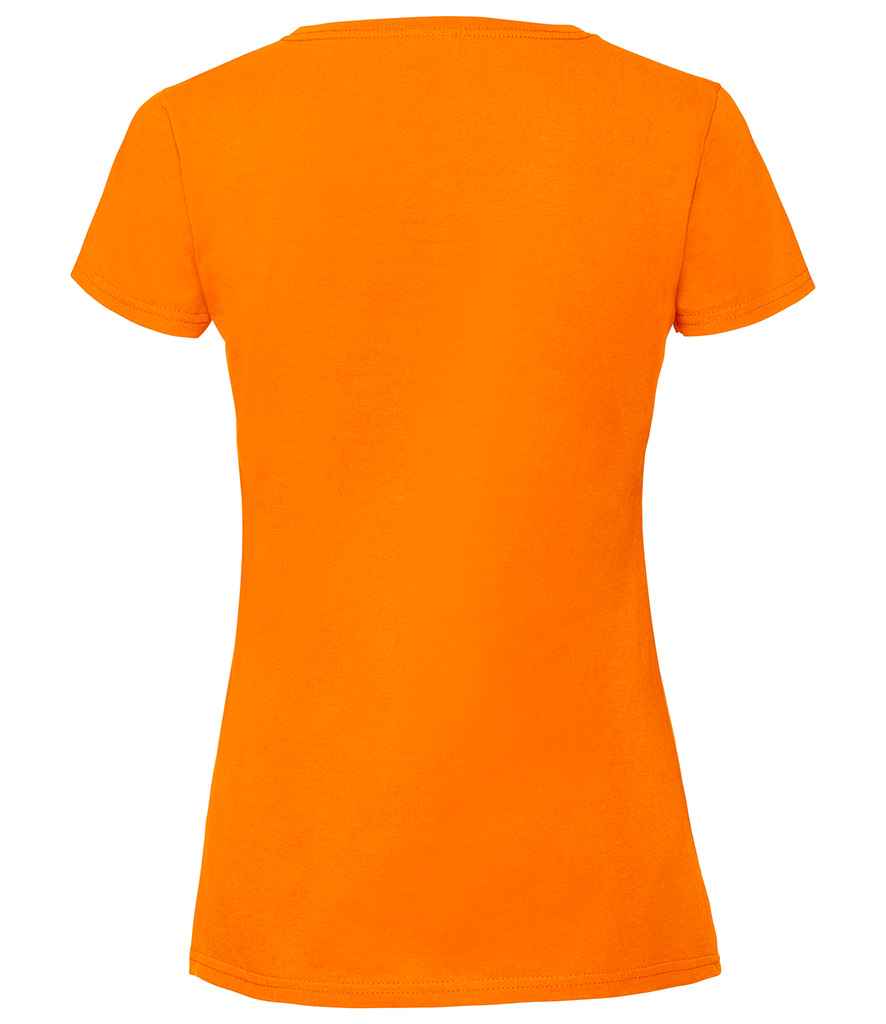 Fruit of the Loom Ladies Ringspun Premium T-Shirt in by Fruit of the Loom — Custom branded clothing by Print Press, featuring premium embroidery produced in our specialist print lab in the UK.