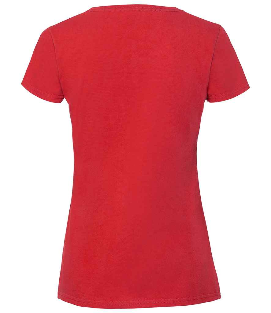 Fruit of the Loom Ladies Ringspun Premium T-Shirt in by Fruit of the Loom — Custom branded clothing by Print Press, featuring premium embroidery produced in our specialist print lab in the UK.