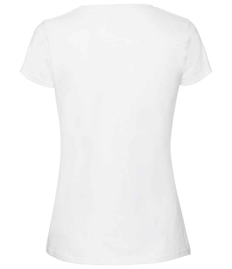 Fruit of the Loom Ladies Ringspun Premium T-Shirt in by Fruit of the Loom — Custom branded clothing by Print Press, featuring premium embroidery produced in our specialist print lab in the UK.