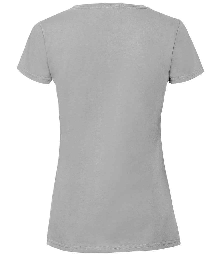 Fruit of the Loom Ladies Ringspun Premium T-Shirt in by Fruit of the Loom — Custom branded clothing by Print Press, featuring premium embroidery produced in our specialist print lab in the UK.