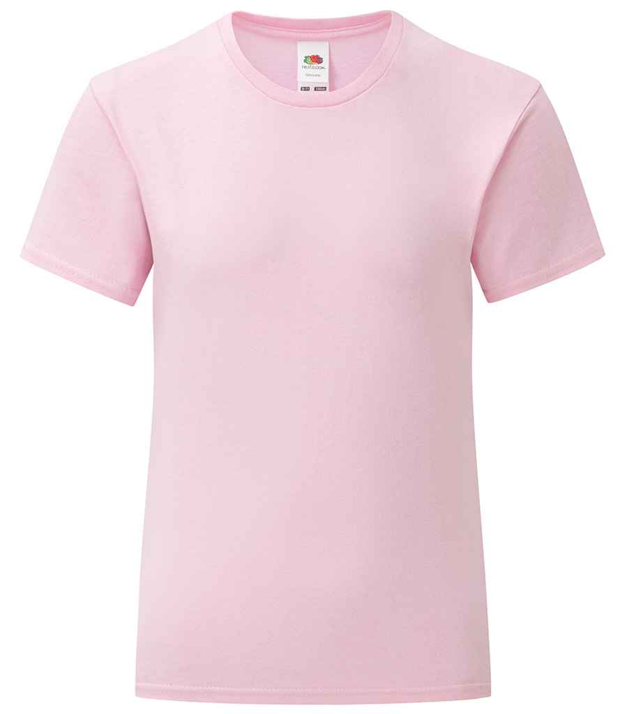 Fruit of the Loom Girls Iconic 150 T-Shirt in by Fruit of the Loom — Custom branded clothing by Print Press, featuring premium embroidery produced in our specialist print lab in the UK.