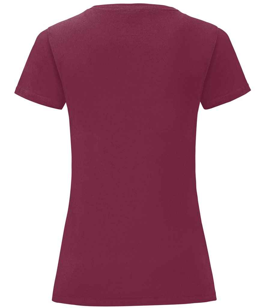 Fruit of the Loom Ladies Iconic 150 T-Shirt - (2nd Colours) in by Fruit of the Loom — Custom branded clothing by Print Press, featuring premium embroidery produced in our specialist print lab in the UK.