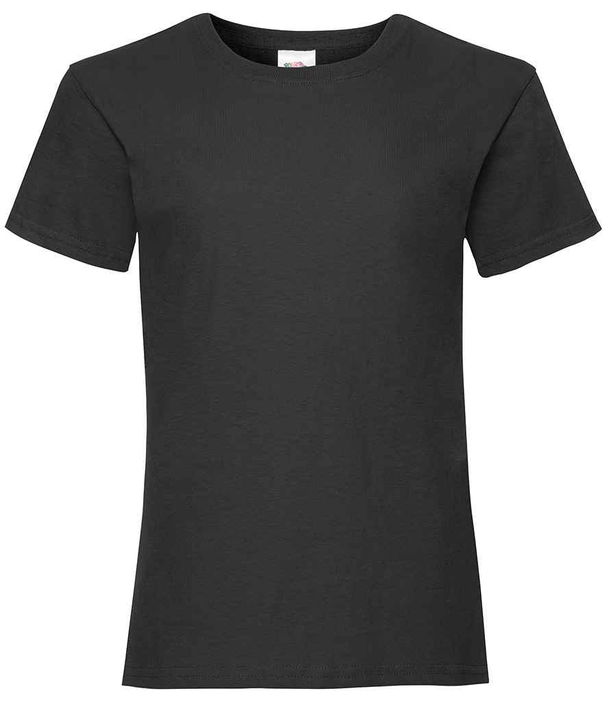 Fruit of the Loom Girls Value T-Shirt in by Fruit of the Loom — Custom branded clothing by Print Press, featuring premium embroidery produced in our specialist print lab in the UK.