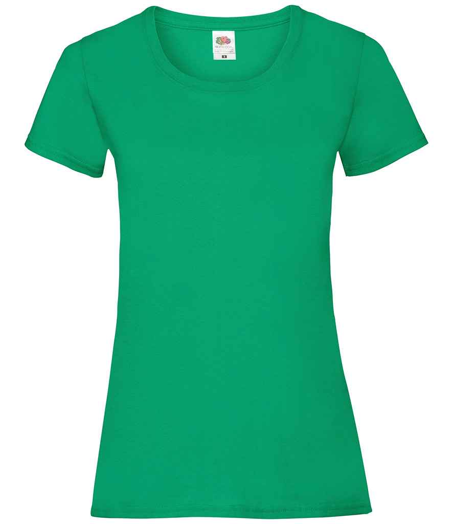 Fruit of the Loom Lady Fit Value T-Shirt in by Fruit of the Loom — Custom branded clothing by Print Press, featuring premium embroidery produced in our specialist print lab in the UK.