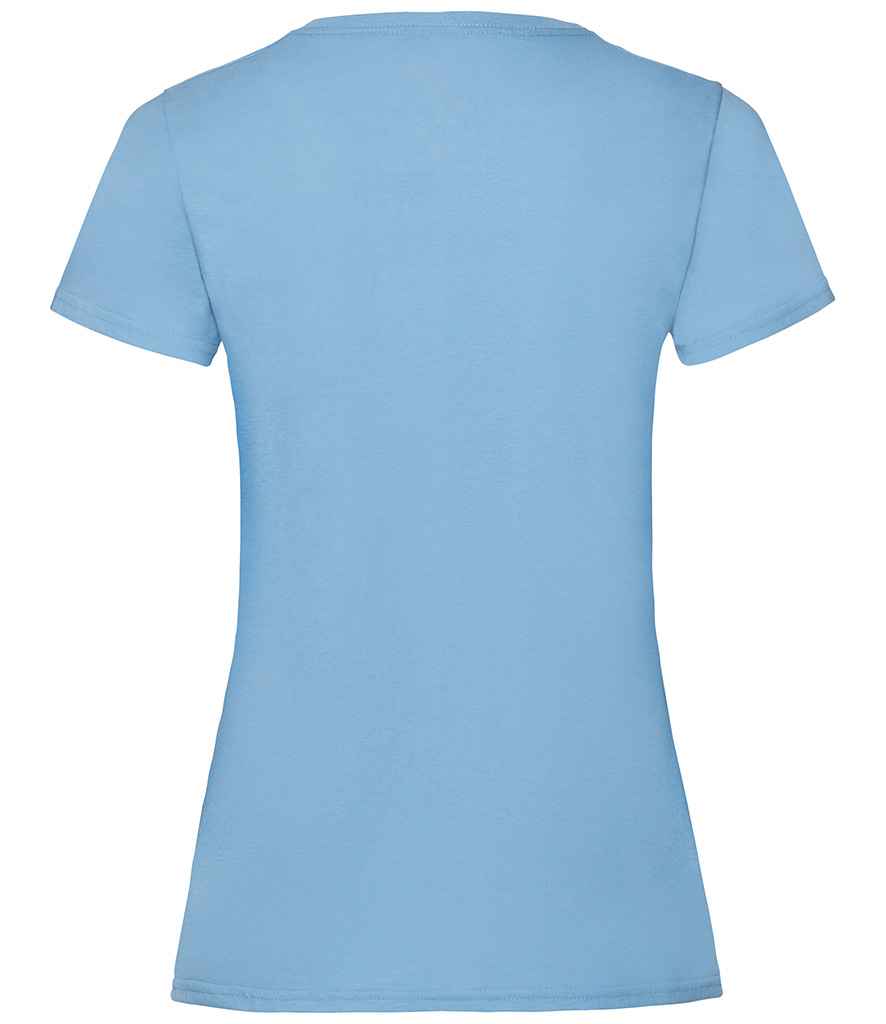 Fruit of the Loom Lady Fit Value T-Shirt in by Fruit of the Loom — Custom branded clothing by Print Press, featuring premium embroidery produced in our specialist print lab in the UK.