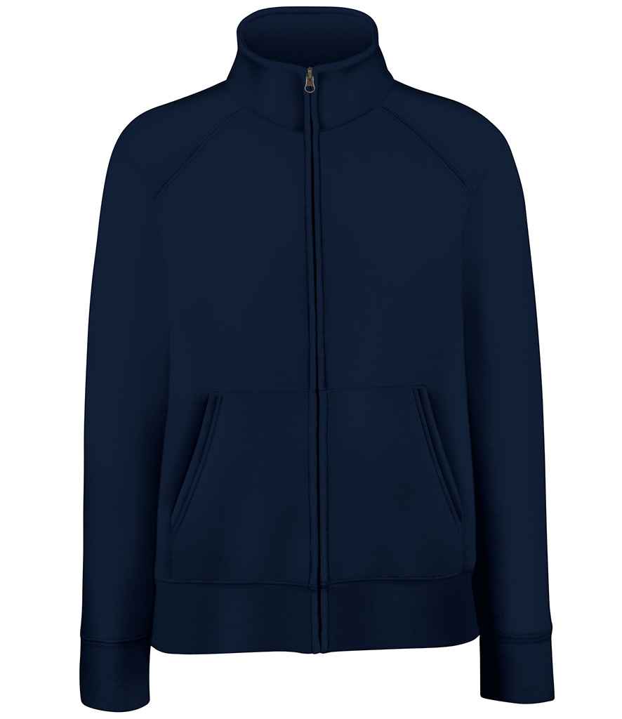 Fruit of the Loom Premium Lady Fit Sweat Jacket in by Fruit of the Loom — Custom branded clothing by Print Press, featuring premium embroidery produced in our specialist print lab in the UK.