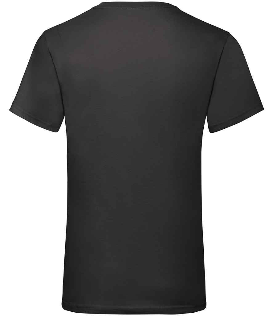 Fruit of the Loom V Neck Value T-Shirt in by Fruit of the Loom — Custom branded clothing by Print Press, featuring premium embroidery produced in our specialist print lab in the UK.