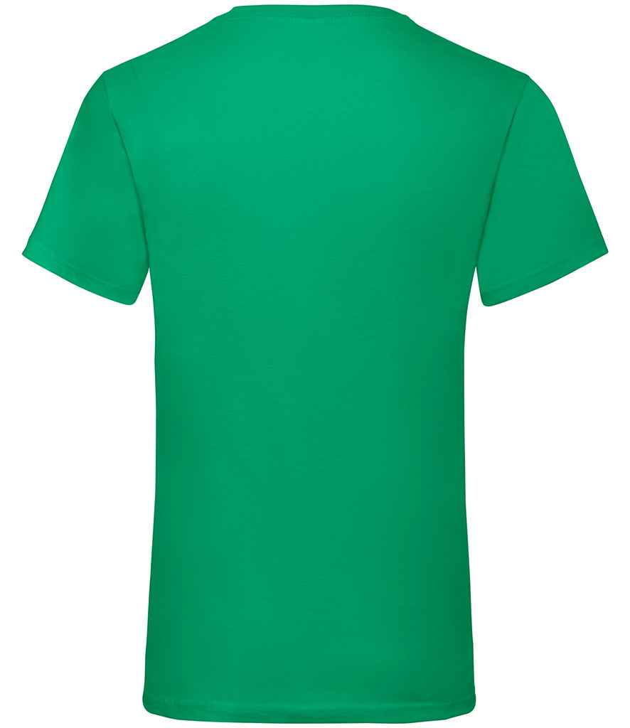 Fruit of the Loom V Neck Value T-Shirt in by Fruit of the Loom — Custom branded clothing by Print Press, featuring premium embroidery produced in our specialist print lab in the UK.