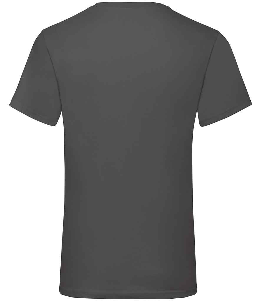Fruit of the Loom V Neck Value T-Shirt in by Fruit of the Loom — Custom branded clothing by Print Press, featuring premium embroidery produced in our specialist print lab in the UK.