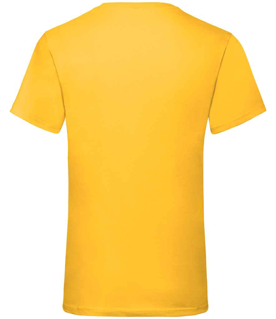 Fruit of the Loom V Neck Value T-Shirt in by Fruit of the Loom — Custom branded clothing by Print Press, featuring premium embroidery produced in our specialist print lab in the UK.