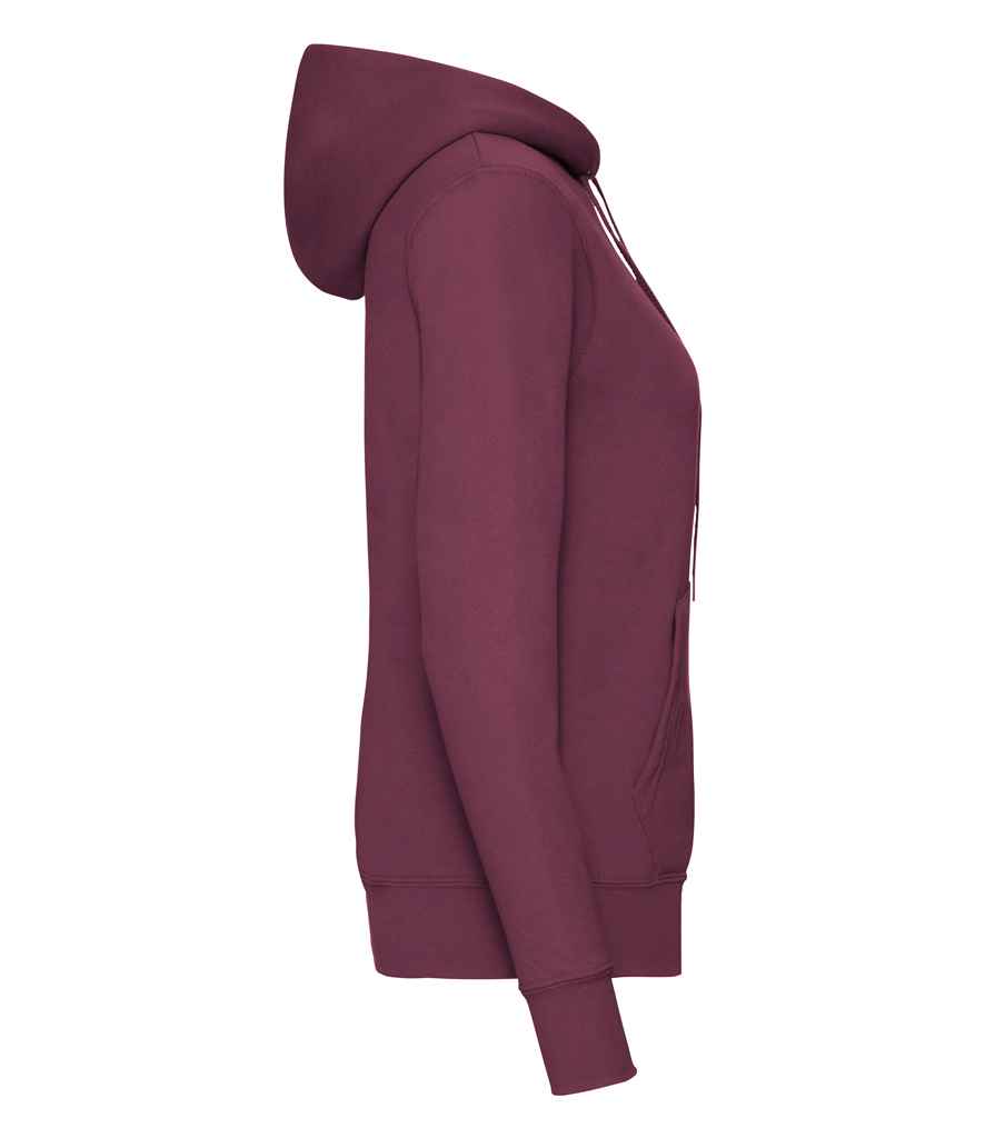 Fruit of the Loom Classic Lady Fit Hooded Sweatshirt in by Fruit of the Loom — Custom branded clothing by Print Press, featuring premium embroidery produced in our specialist print lab in the UK.