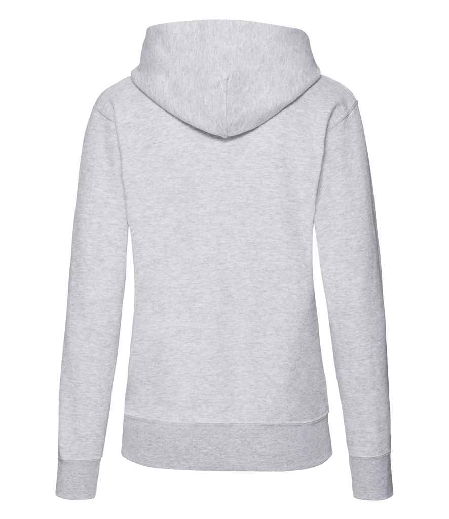 Fruit of the Loom Classic Lady Fit Hooded Sweatshirt in by Fruit of the Loom — Custom branded clothing by Print Press, featuring premium embroidery produced in our specialist print lab in the UK.