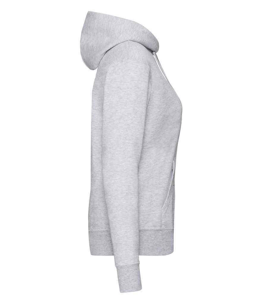 Fruit of the Loom Classic Lady Fit Hooded Sweatshirt in by Fruit of the Loom — Custom branded clothing by Print Press, featuring premium embroidery produced in our specialist print lab in the UK.
